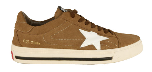 Brown Leather Men Sneaker