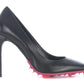 Elegant Black Décolleté with Pink Accents