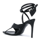 Chic Black Decollete Leather Pumps