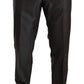 Elegant Gray Martini Slim Fit Silk-Wool Suit