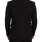 Elegant Striped Black 2 Piece Slim Fit Suit