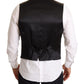 Elegant Black Wool Dress Vest