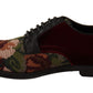 Baroque Embroidered Lace-Up Elegance