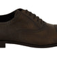 Elegant Shiny Leather Oxford Shoes