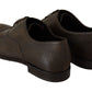 Elegant Shiny Leather Oxford Shoes