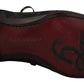 Elegant Black Jacquard Derby Shoes