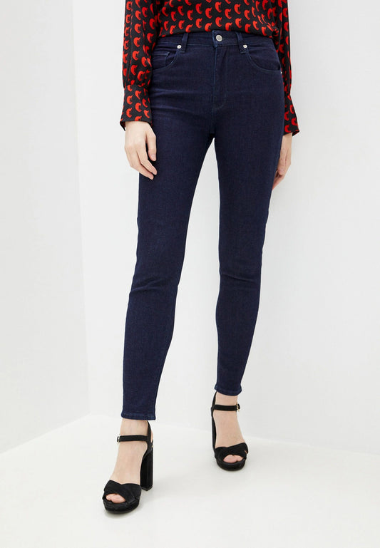 Blue Cotton Women Jeans