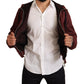 Maroon Luxury Zip Sweater with Hood