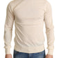 Cream Cashmere Turtleneck Sweater