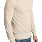 Cream Cashmere Turtleneck Sweater