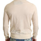 Cream Cashmere Turtleneck Sweater