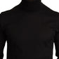 Elegant Cashmere Silk Turtleneck Sweater