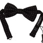 Elegant Polka Dot Silk Bow Tie