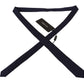 Elegant Navy Blue Silk Tie for Sophisticated Style