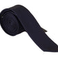 Elegant Navy Blue Silk Tie for Sophisticated Style