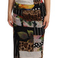 Multicolor Silk-Blend Sheath Dress