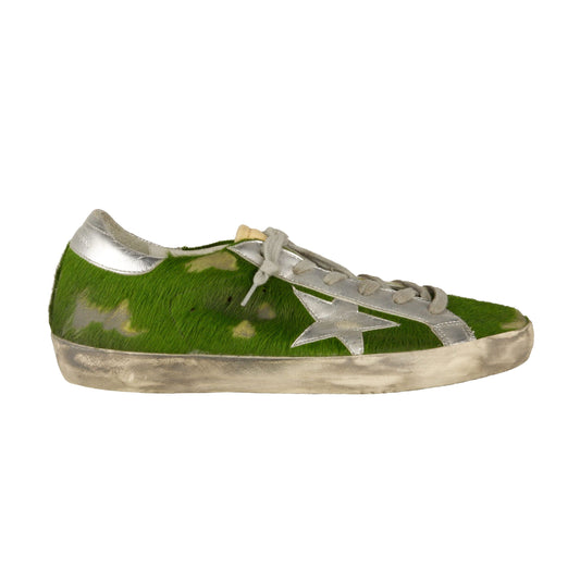 Green Leather Women Sneaker