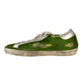 Green Leather Women Sneaker