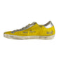 Yellow Leather Women Sneaker