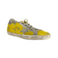 Yellow Leather Women Sneaker