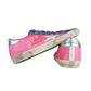 Pink Leather Women Sneaker