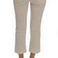 Elegant White Regular Fit Jeans