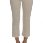 Elegant White Regular Fit Jeans
