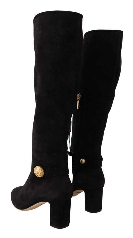 Elegant Suede Vally High Boots