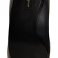 Elegant Black Patent Leather Stiletto Heels