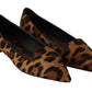 Elegant Leopard Print Flats