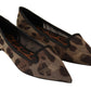 Elegant Leopard Print Flat Loafers