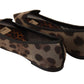 Elegant Leopard Print Flat Loafers