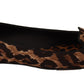 Chic Leopard Print Cotton Loafers