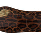 Chic Leopard Print Cotton Loafers