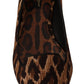 Chic Leopard Print Cotton Loafers