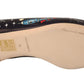 Elegant Outer Space Print Flat Loafers