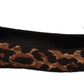 Elegant Leopard Print Loafers Flats