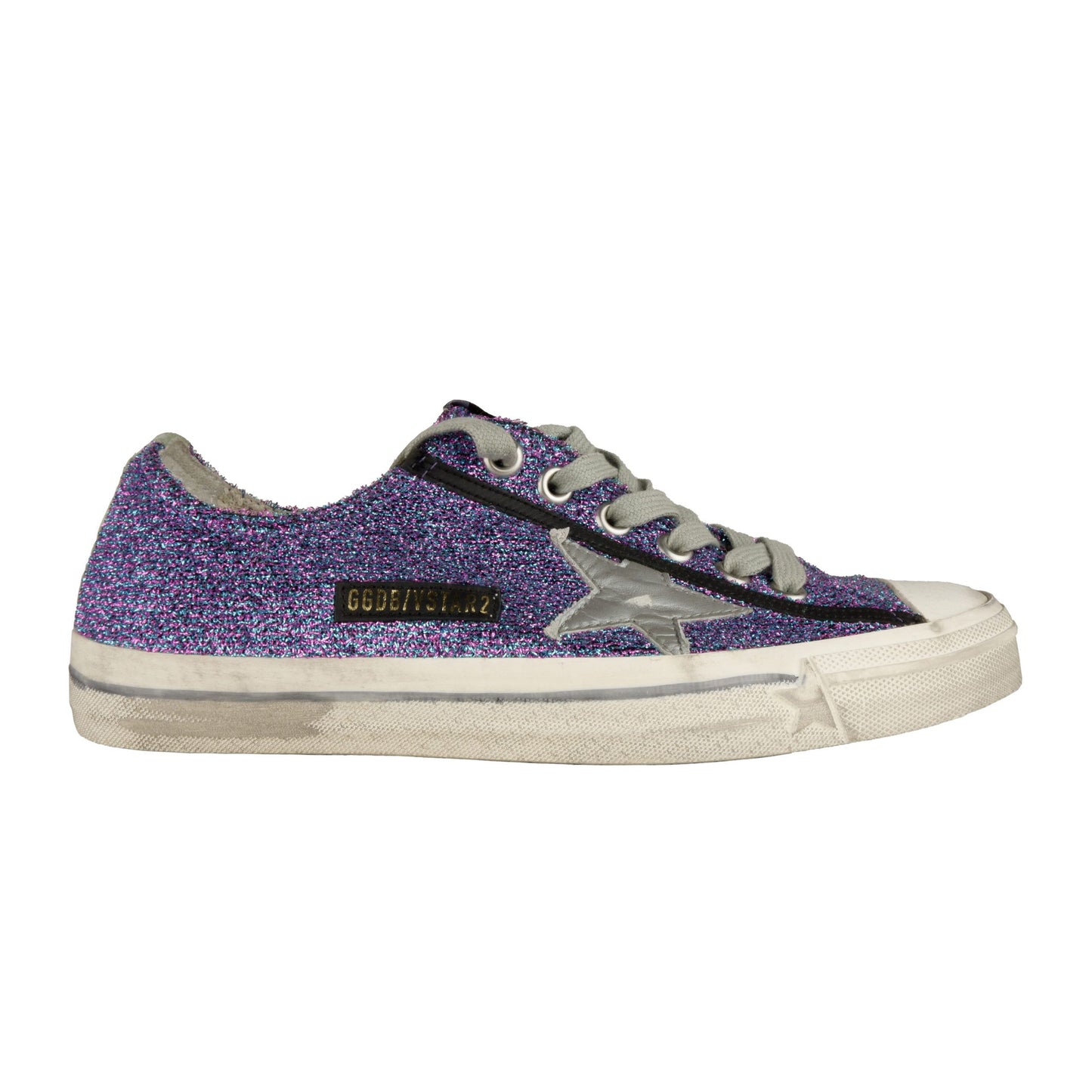 Purple Leather Women Sneaker