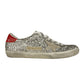 Gray Leather Women Sneaker