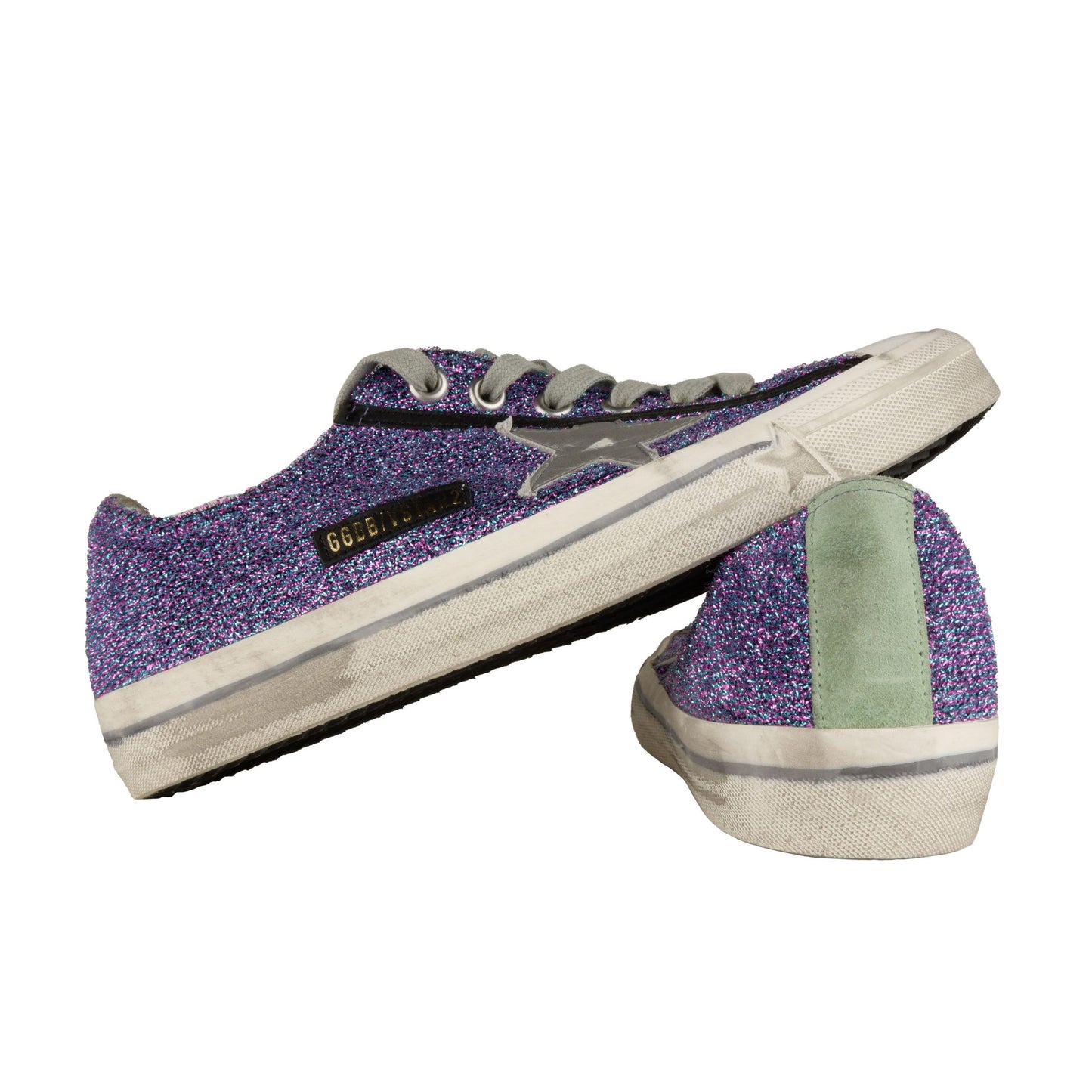 Purple Leather Women Sneaker