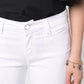 White Cotton Women's Jeans