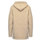 Beige Wool Blend Hooded Sweatshirt