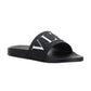 Elegant Black & White Valentino Slides Sandals