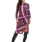 Pink Viscose Women Dress