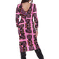 Pink Viscose Women Dress