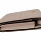 Jet Set Travel Dark Powder Blush PVC Large Double Zip Wrist Wallet