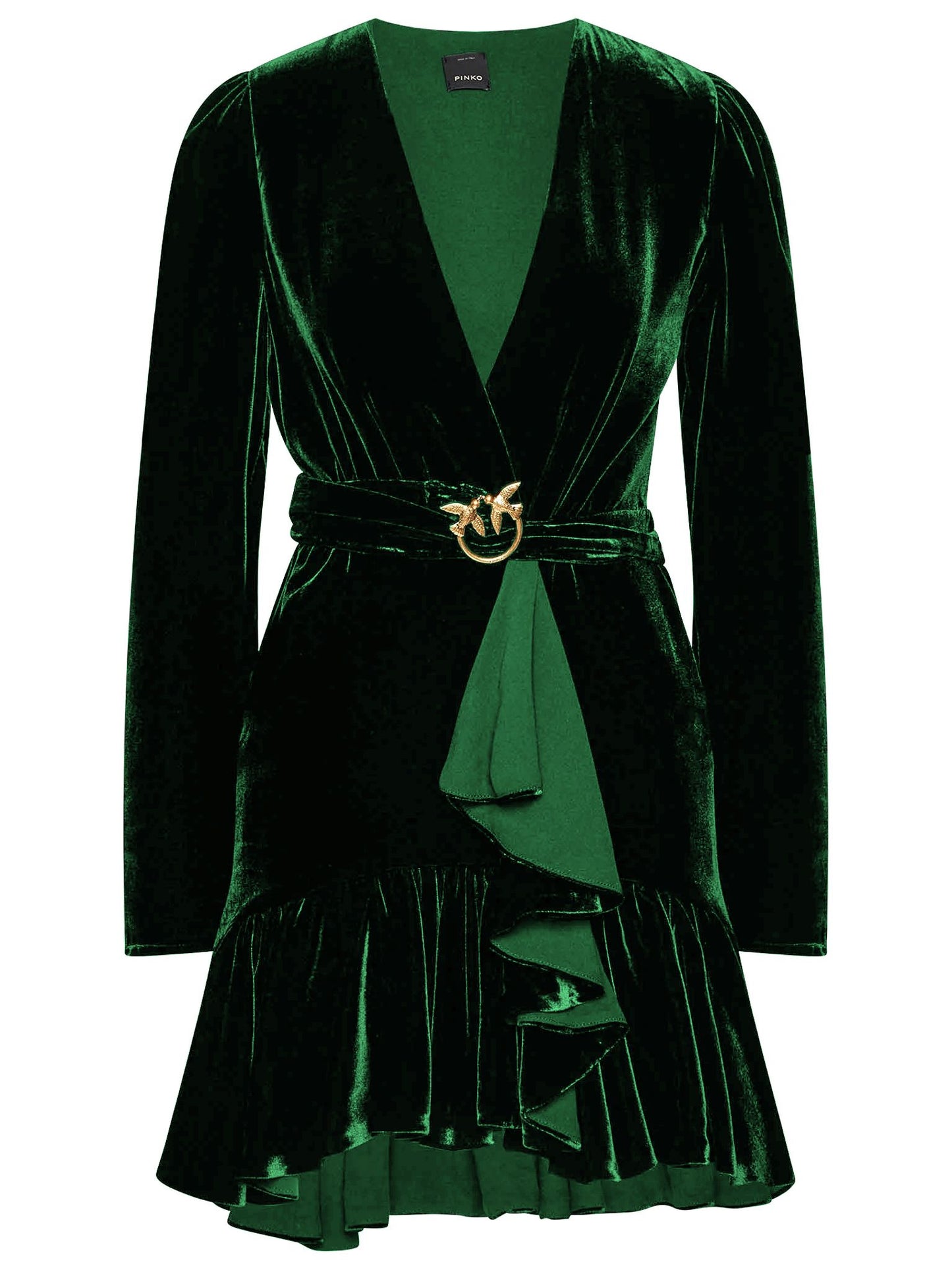 Green Velvet Women Dress