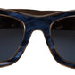 Elegant Brown & Blue Gradient Sunglasses