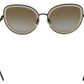 Chic Black Gold Gradient Sunglasses