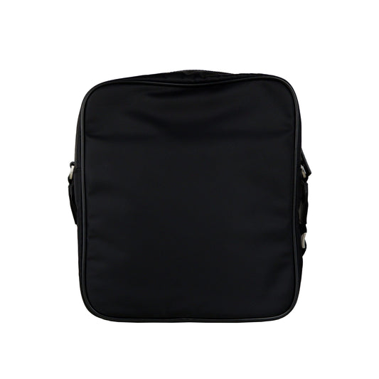 Black Nylon Men Shoulder Bag